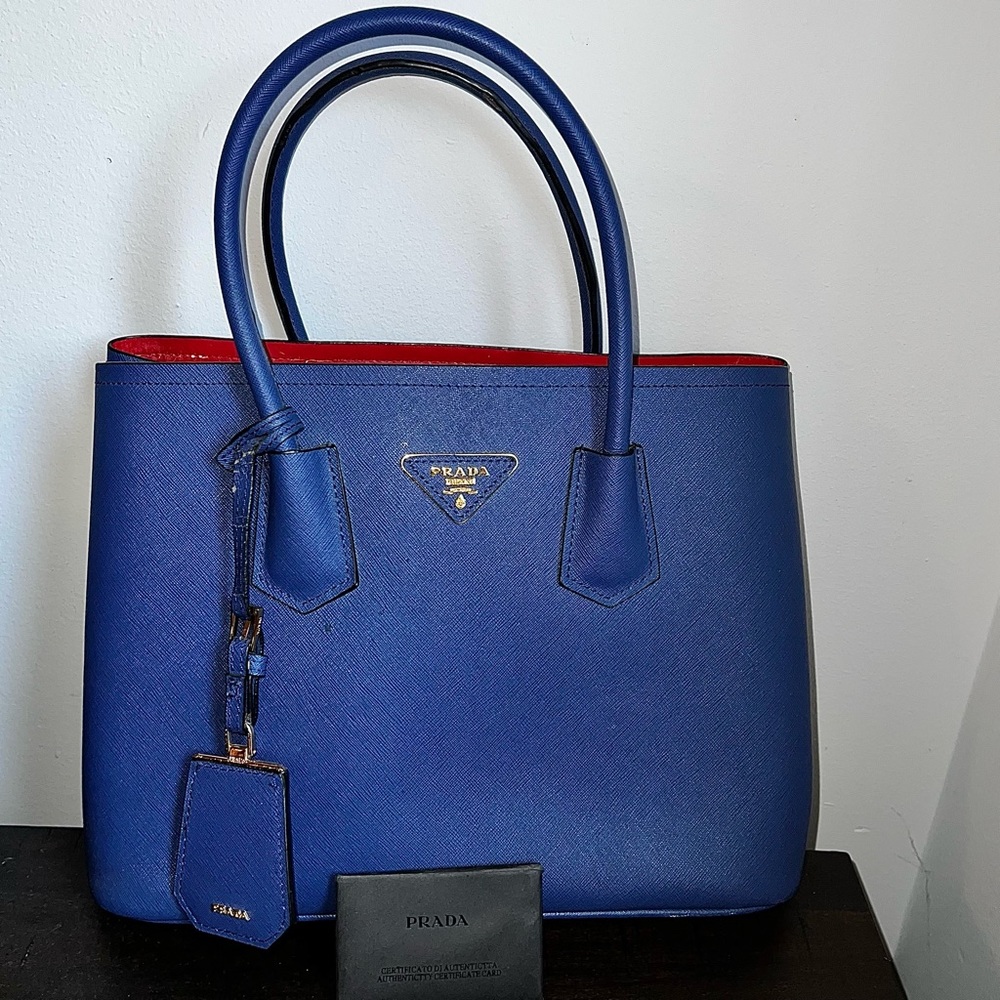 Prada Blue Purse